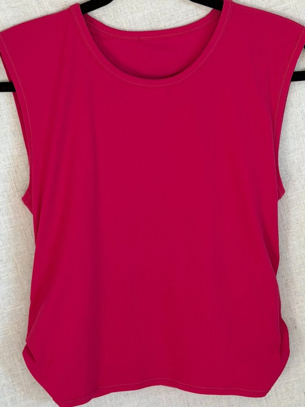 lululemon Pink Open Back Sleeveless Workout Tank Top